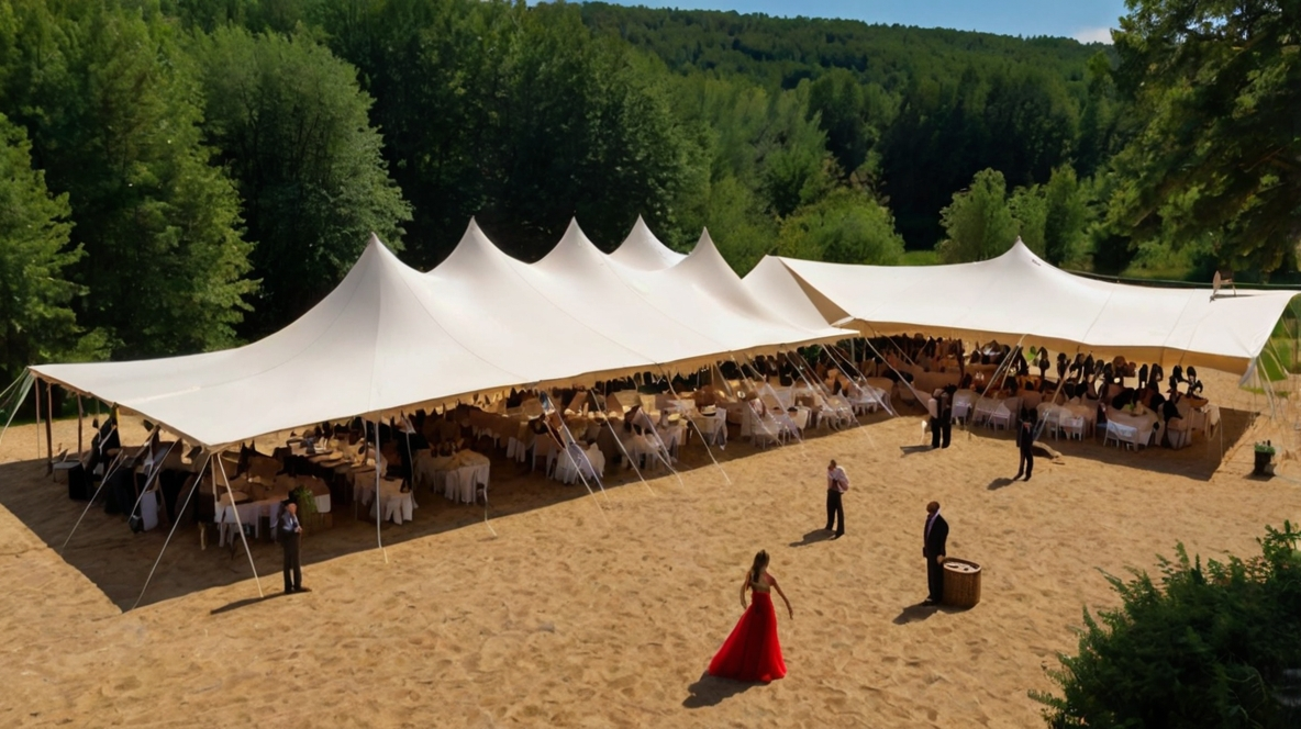 Abri modulable et léger : la tente stretch nomade pour camping, festivals, bivouac et événements en plein air